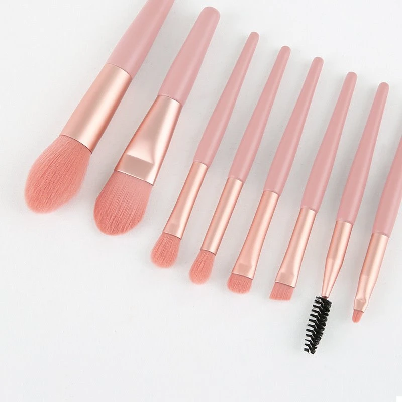 pink makeup brush